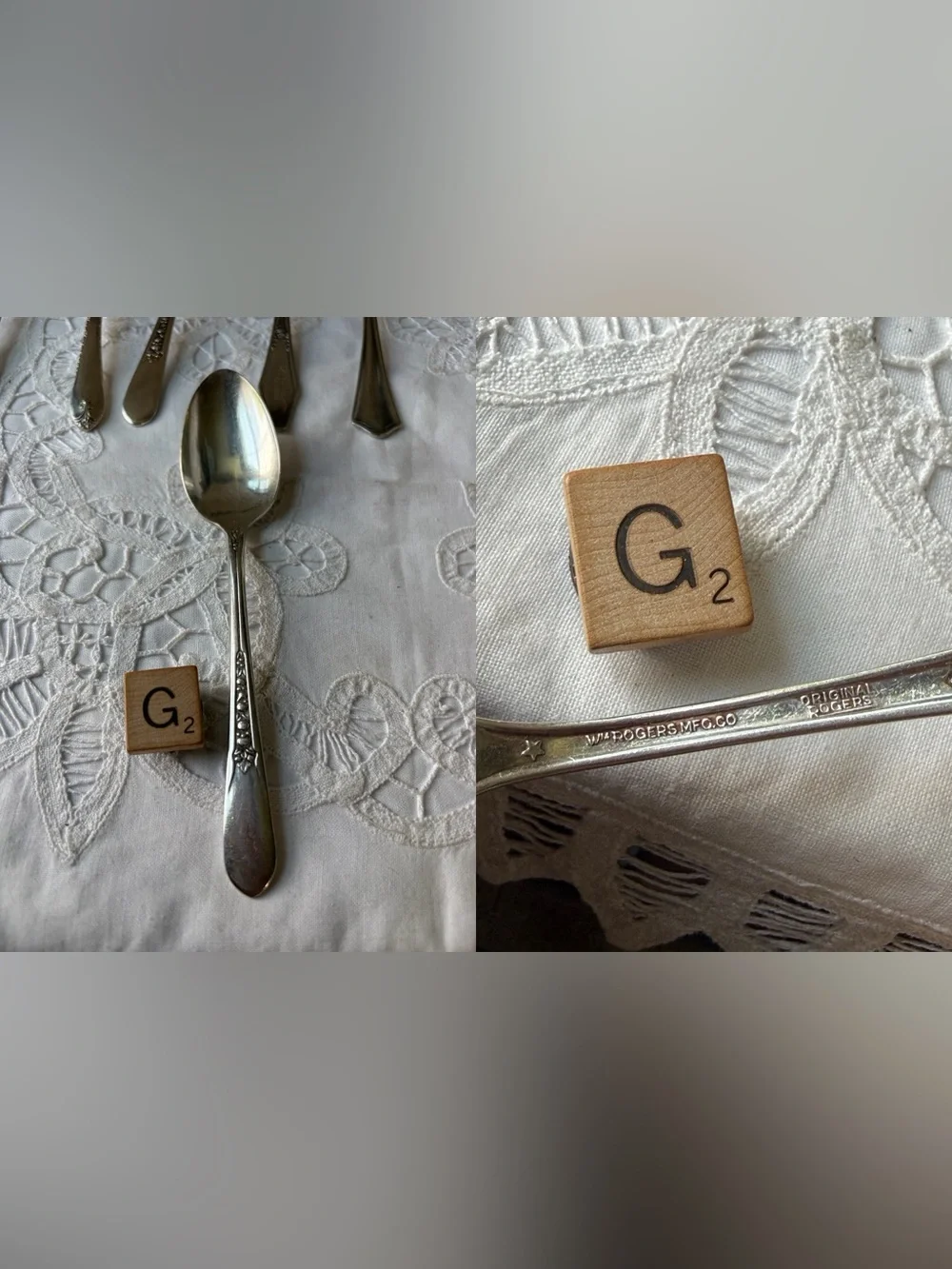 Art Deco Silver plated flatware replacement  spoon
